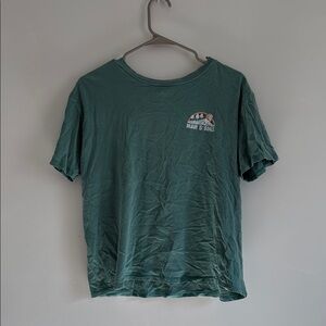 Maui & Sons  Cropped Green T-Shirt